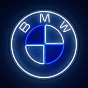 Neon Emblème BMW Rond