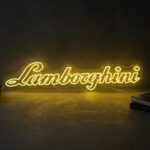 neon lettrage lamborghini