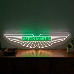 Neon Logo Aston Martin
