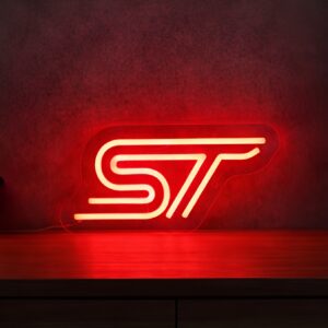 Neon Logo Ford ST