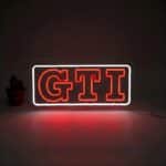 neon logo gti