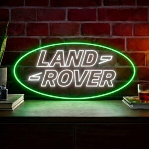 Neon Logo Land Rover