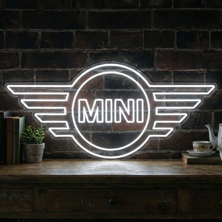 neon logo mini
