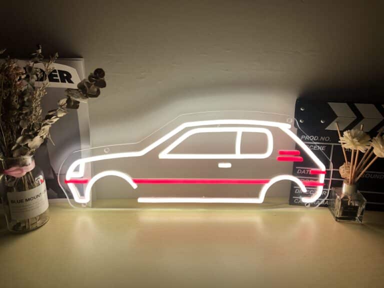 neon peugeot 205 gti