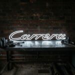 neon porsche carrera