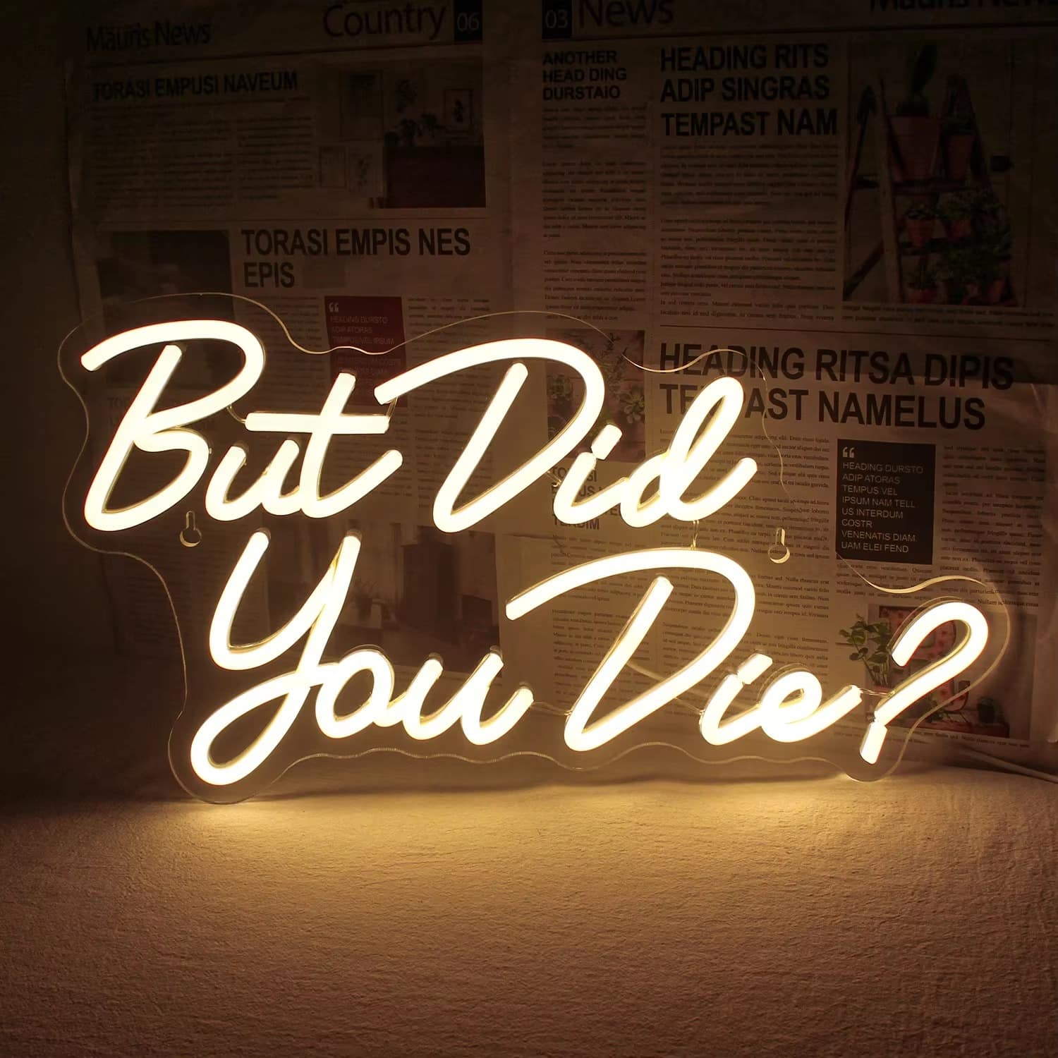 Neon But did you die ?