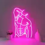 Neon Homme Pose Sensuelle 1