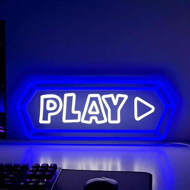 Neon Bouton Play 1