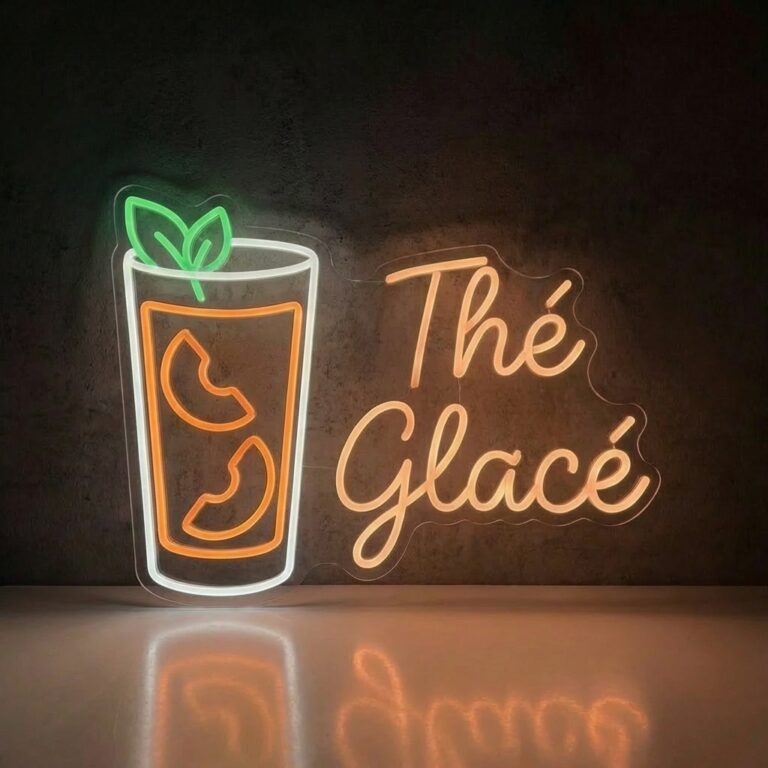 neon thé glacé