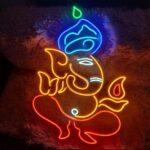Neon Ganesh Dieu Hindou