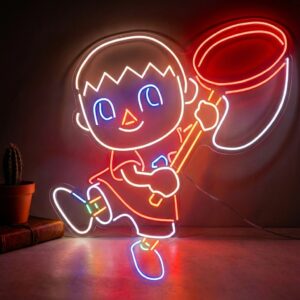 Neon Personnage Joueur Animal Crossing