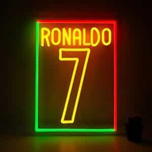 Neon Ronaldo CR7 Football