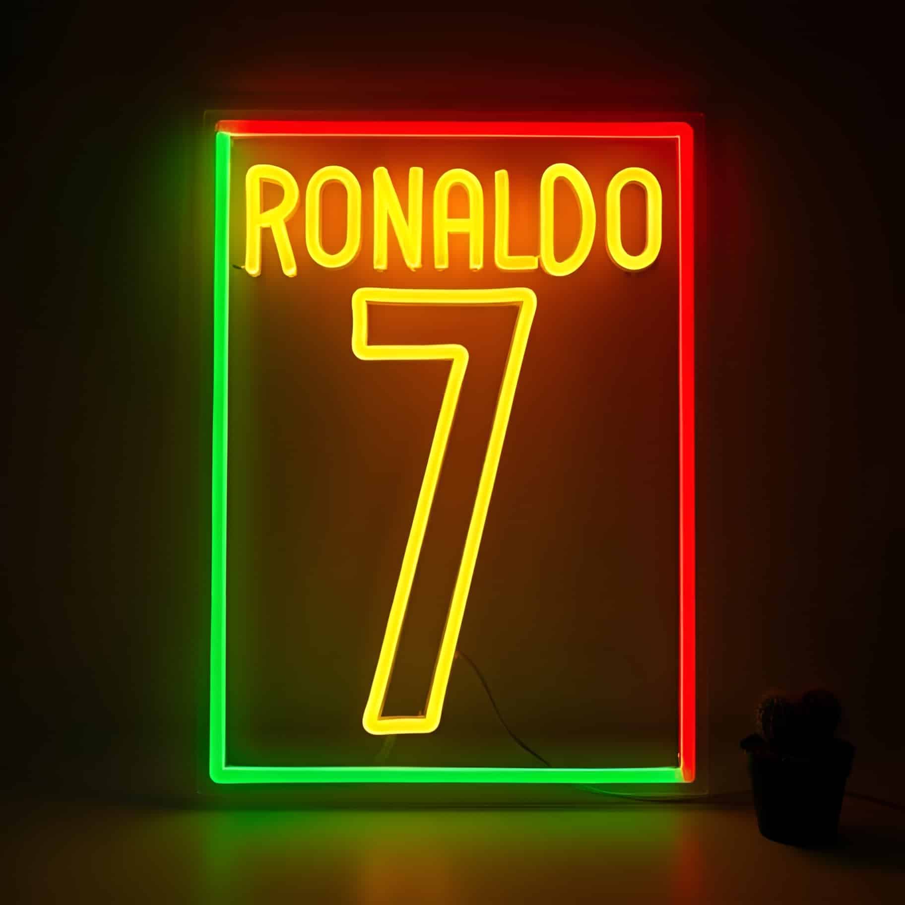 Neon Ronaldo CR7 Football