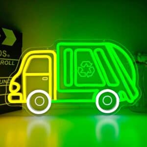 Neon Camion Poubelle