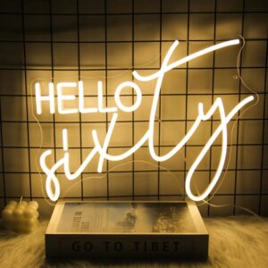 Neon Hello Sixty
