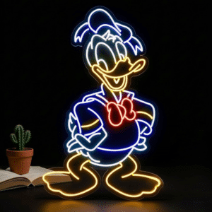 Neon Donald Duck