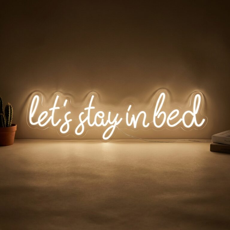 neon let’s play in bed