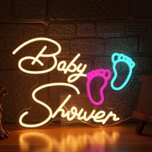 Neon Baby Shower