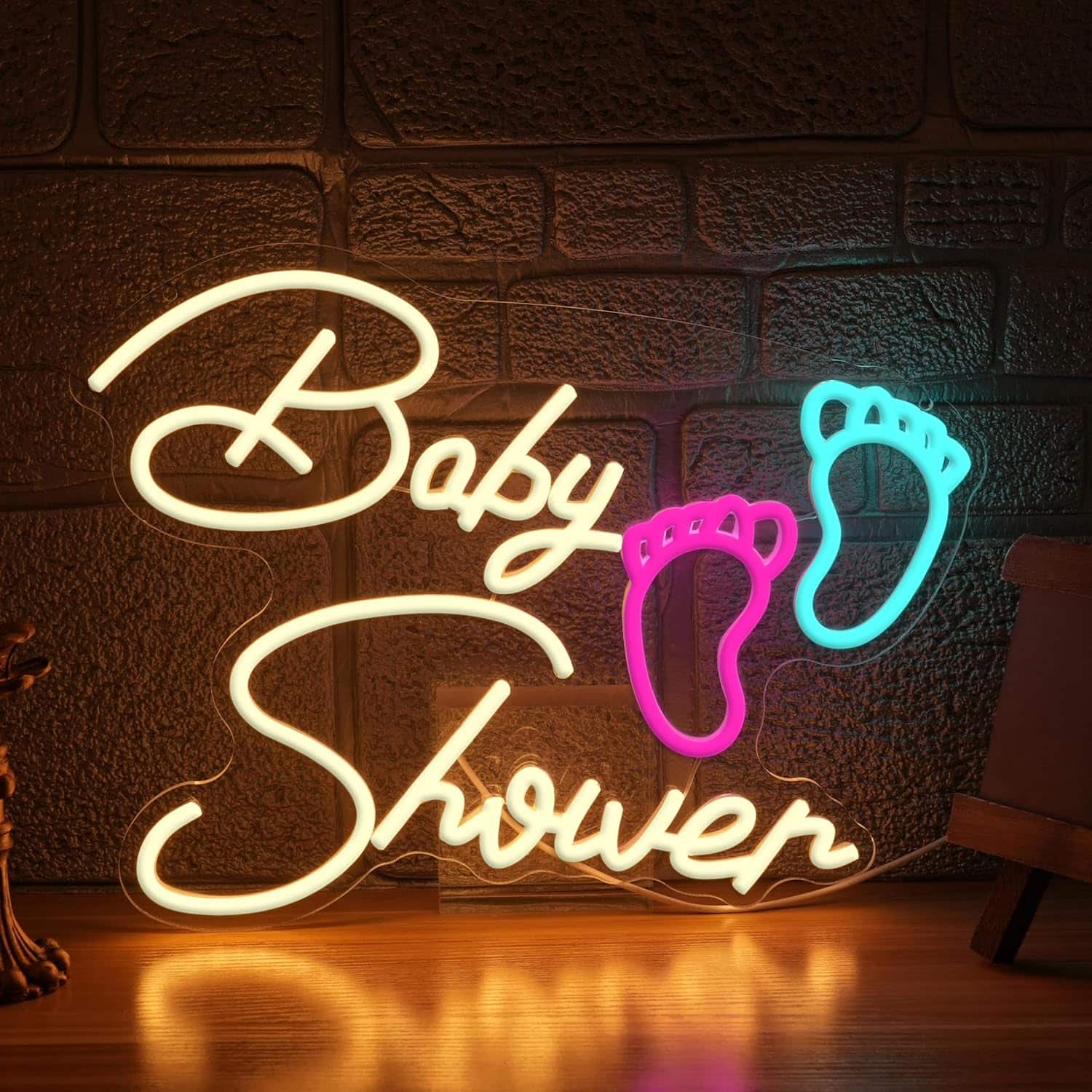 Neon Baby Shower