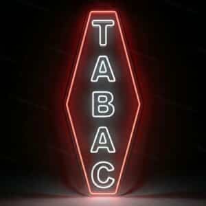 Neon Enseigne Tabac Carotte