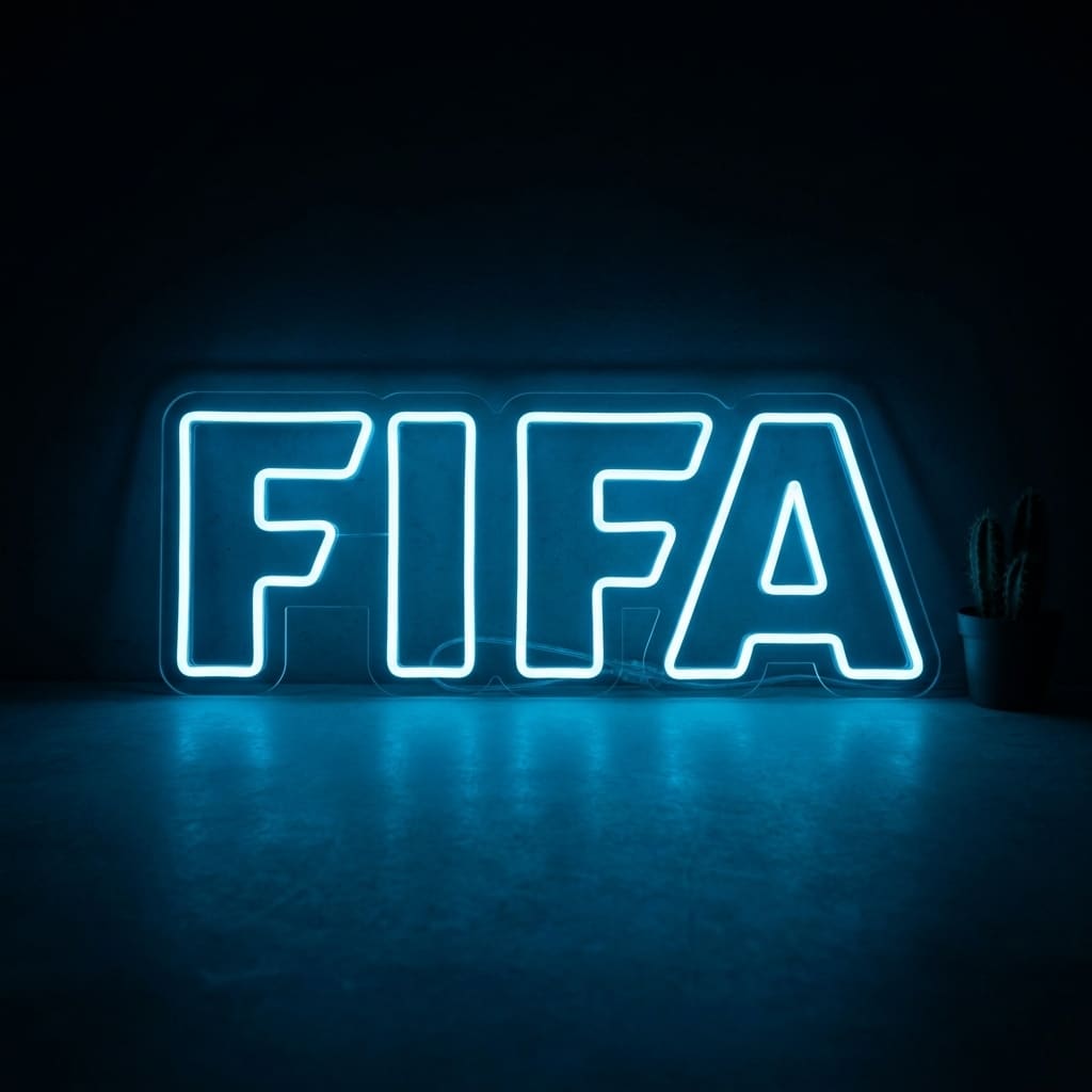 Neon Logo FIFA