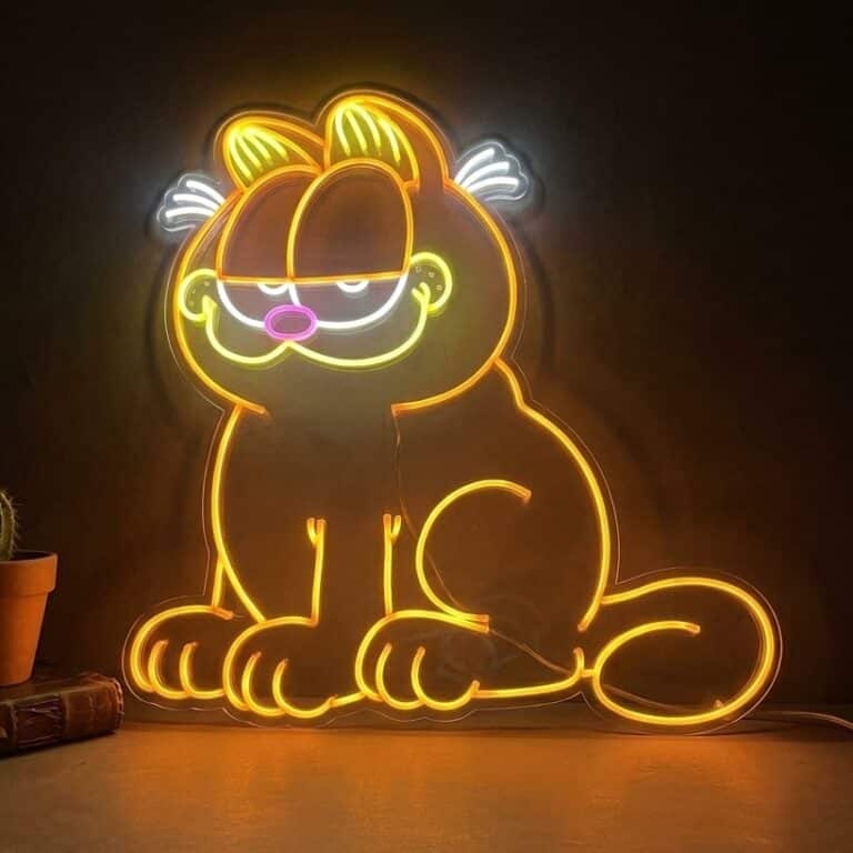 neon garfield