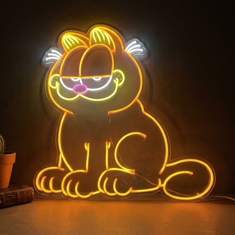 Neon Garfield