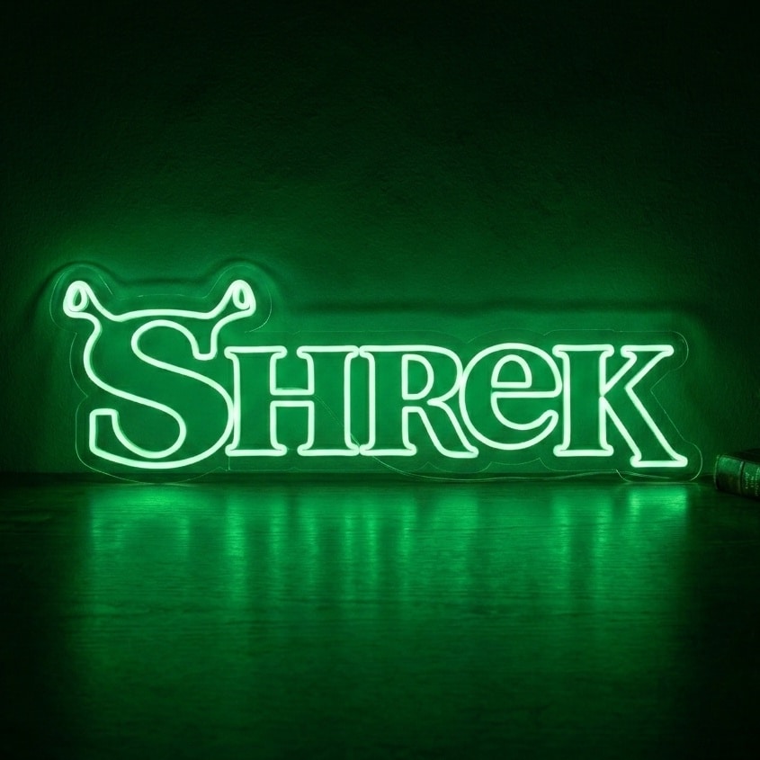 Neon Logo Shrek
