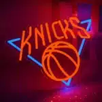 Neon Logo New York Knicks 2
