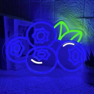 Neon LED Myrtilles