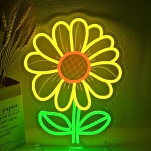 Neon LED Tournesol