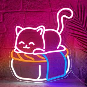 Neon LED Chat Sushi