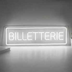 Neon LED Billetterie