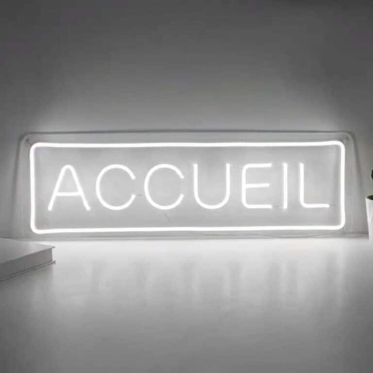 neon accueil