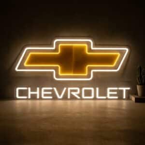 Neon LED Logo Chevrolet