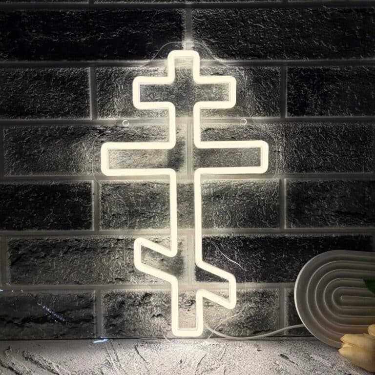 neon croix byzantine