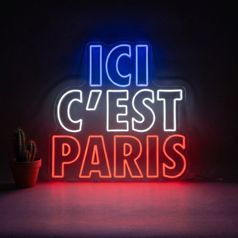 neon ici c&rsquo;est paris