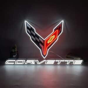 Neon LED Logo Corvette