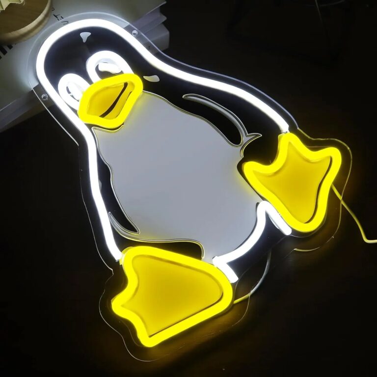 neon logo linux 2