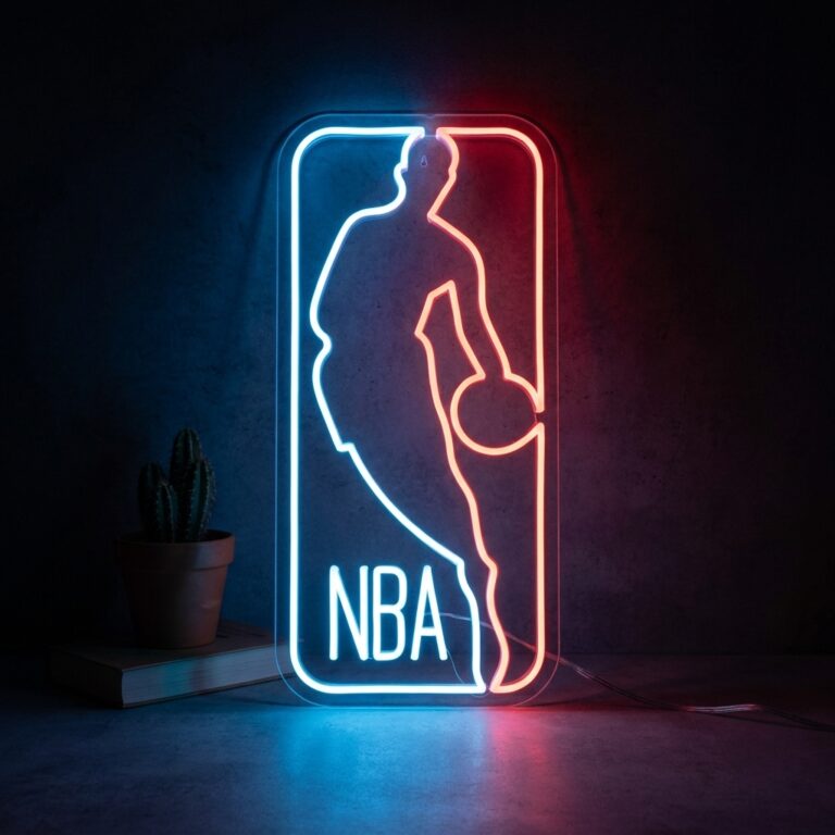 neon logo nba
