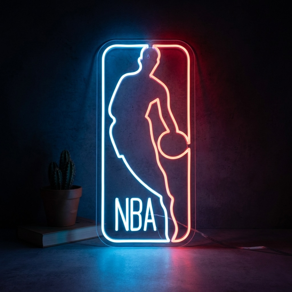 Neon LED Logo NBA