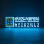 neon marins pompiers de marseille