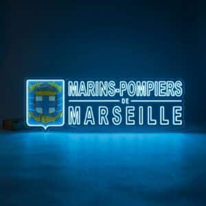 Neon LED Marins-Pompiers de Marseille