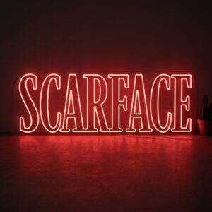 Neon LED Scarface