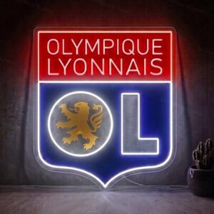 Neon LED OL (Olympique Lyonnais)