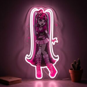 Neon LED Draculaura Monster High