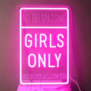 Neon LED Girls Only