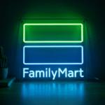 neon led family mart