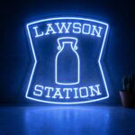neon led lawson station