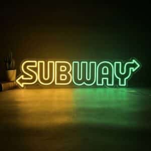 Neon LED Logo Subway